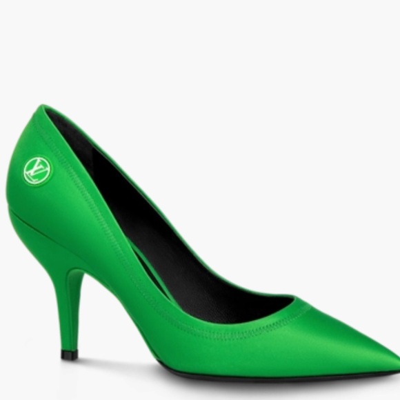 Louis Vuitton Archlight Green Pump BNIB sz 37 Authentic - Picture 7 of 8